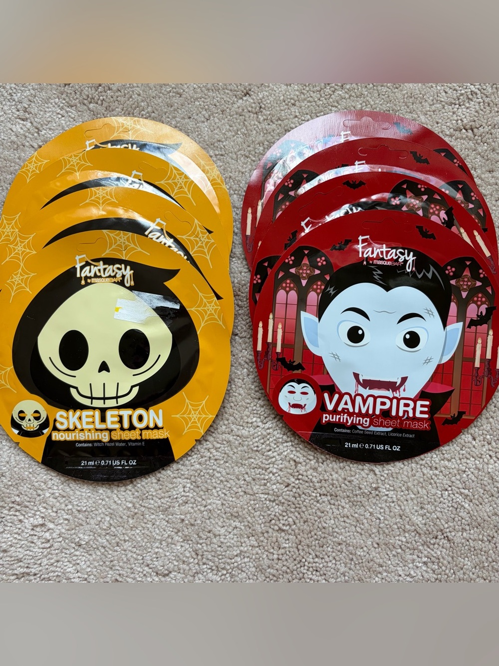 New Halloween Sheet Mask Bundle